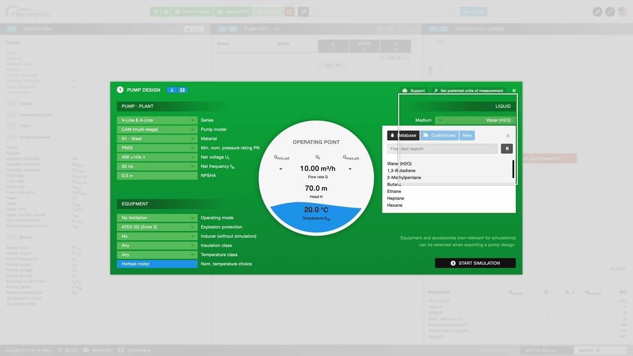 HERMETIC Expert Tool | User Interface